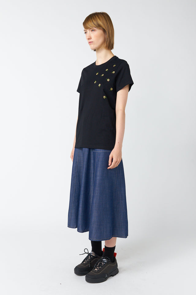 Scattered pansy t-shirt