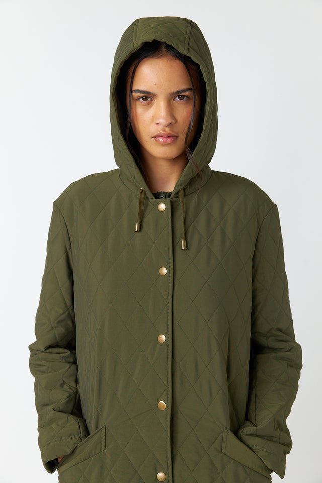Quilted parka