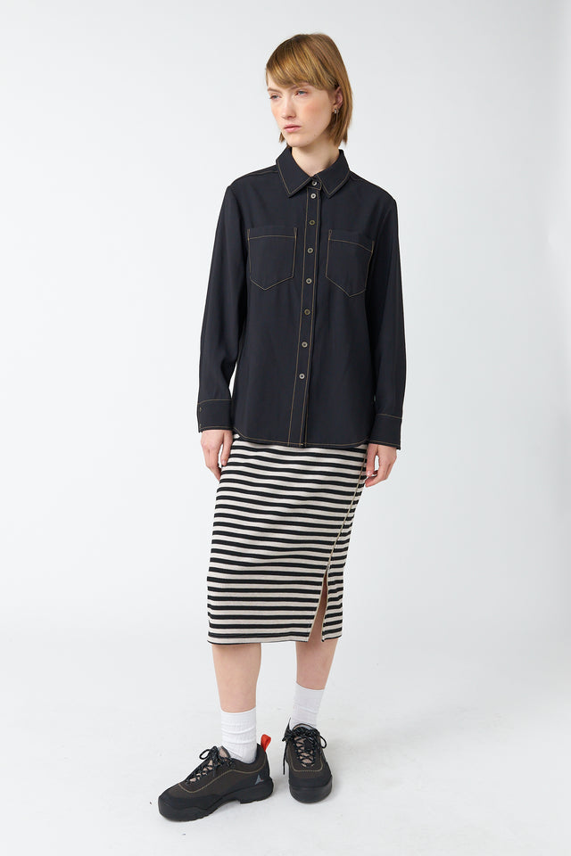 Stripey skirt