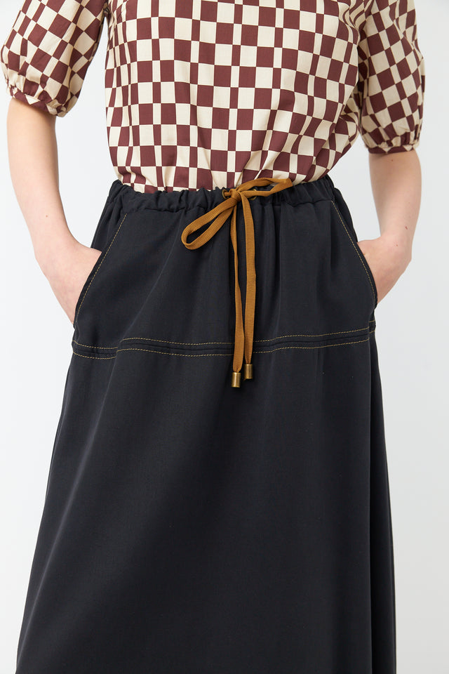 Traveller drawstring skirt