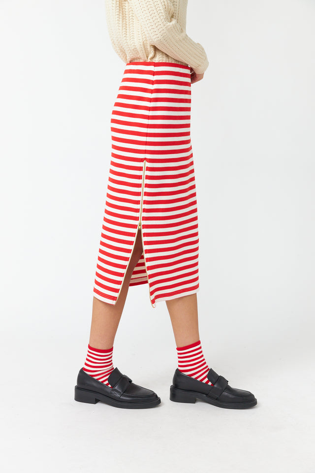 Stripey skirt