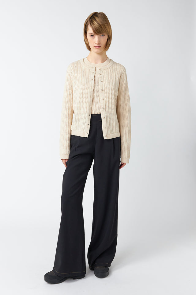 Scallop cardigan
