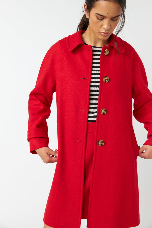 Flannel coat