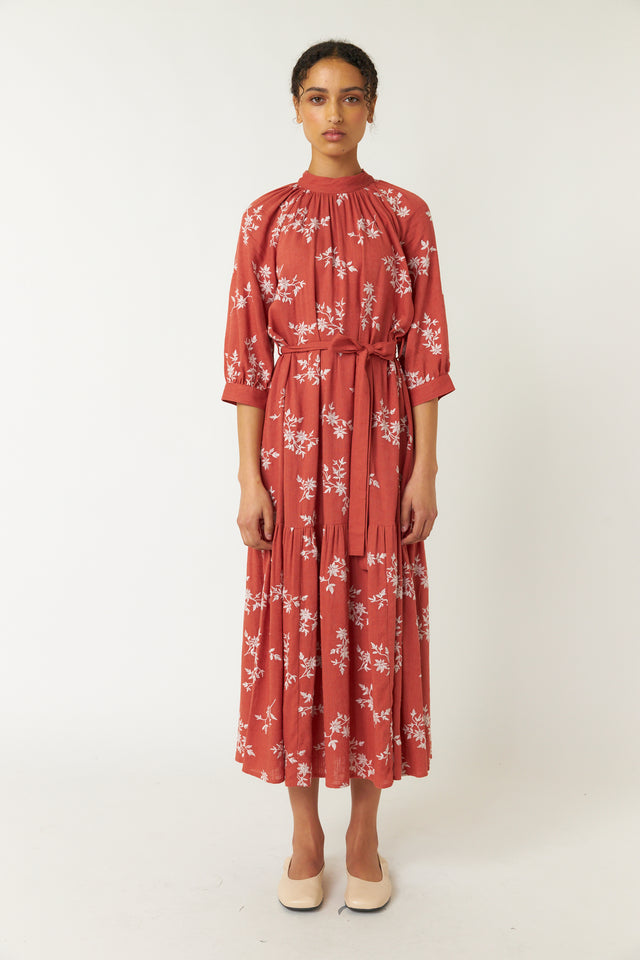 Blooms midi dress