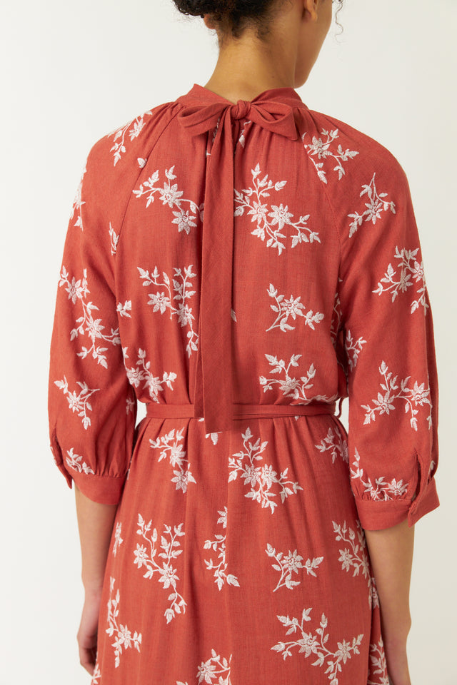 Blooms midi dress
