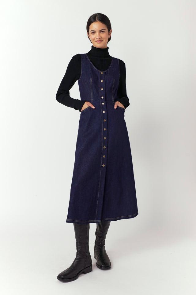 Denim dome dress