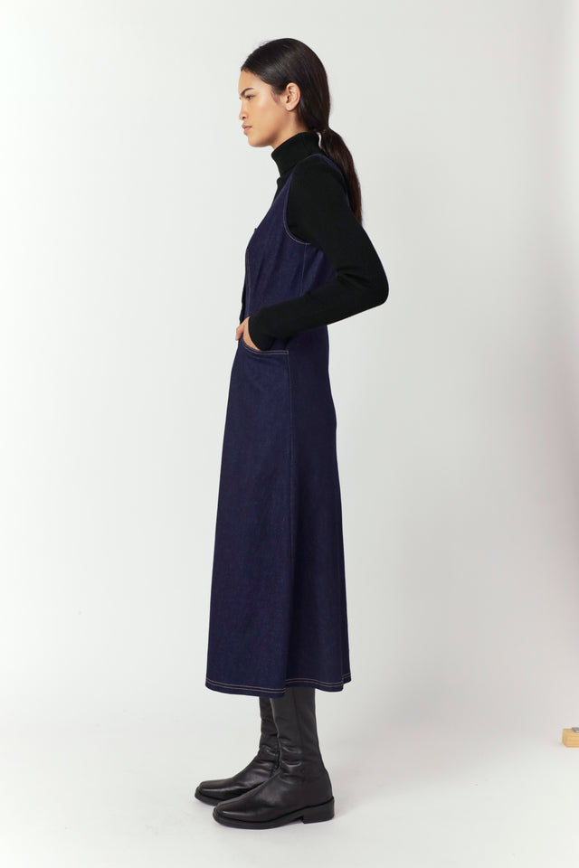 Denim dome dress