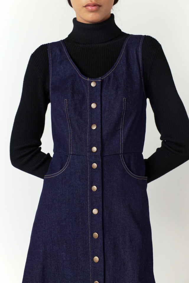 Denim dome dress
