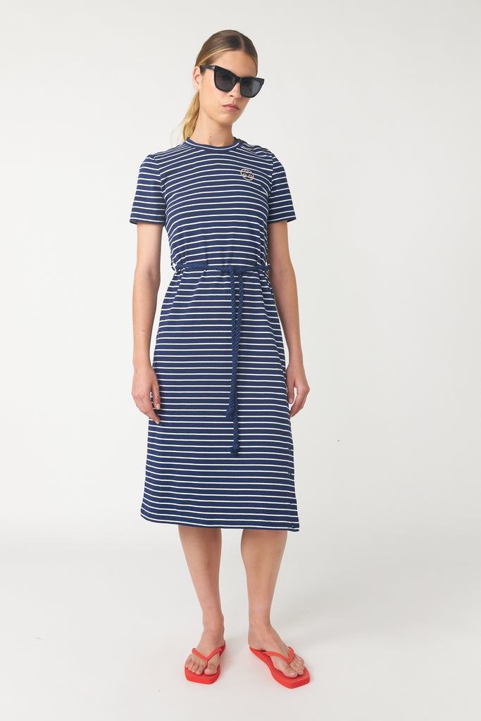 nautical dress women | Dresses Jacquard Print Halter A-line Color:Red/Navy 59.6% Cotton dusty rose wedding guest dress