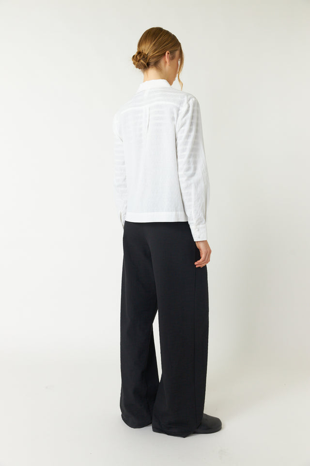 Pintucked shirt