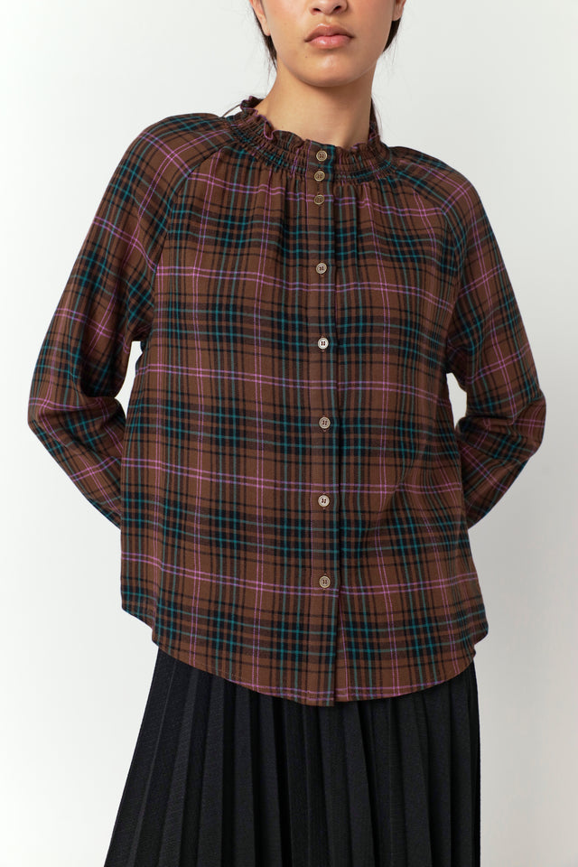 Plaid top
