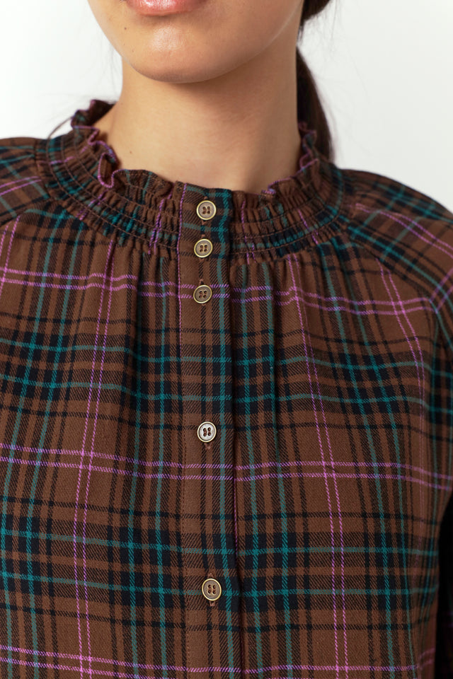 Plaid top
