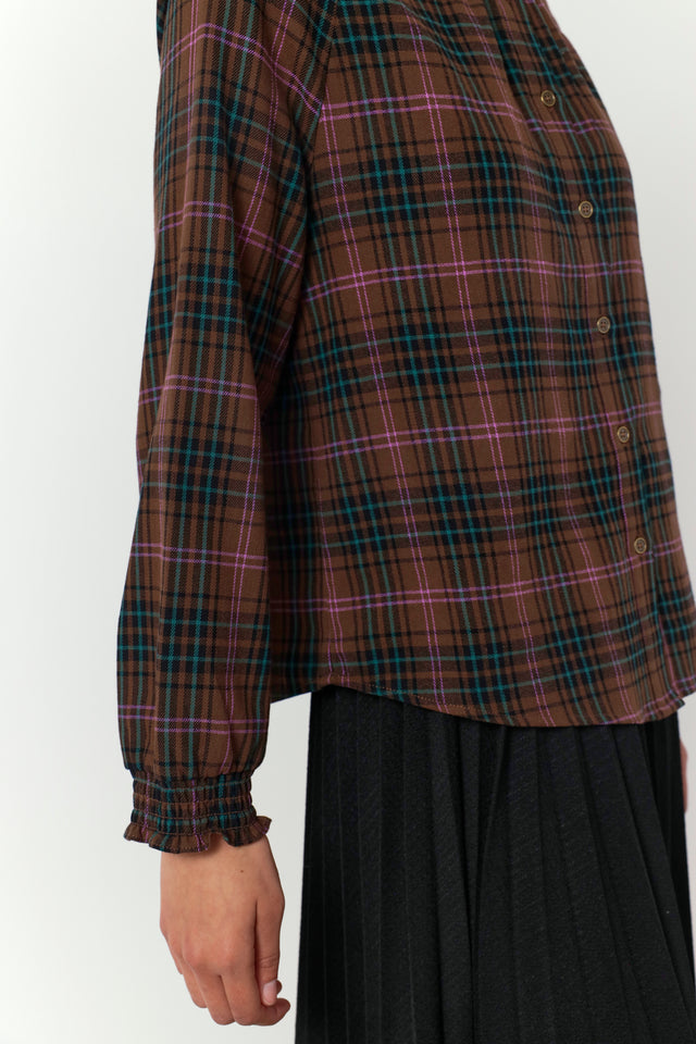 Plaid top