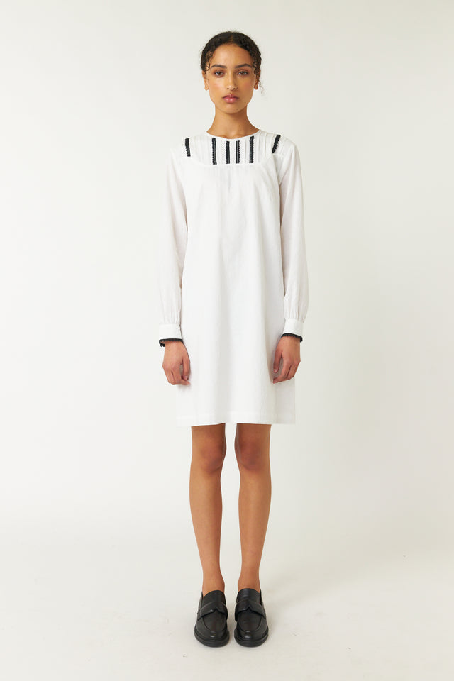 Pintucked dress