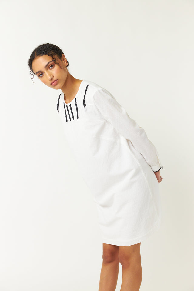 Pintucked dress