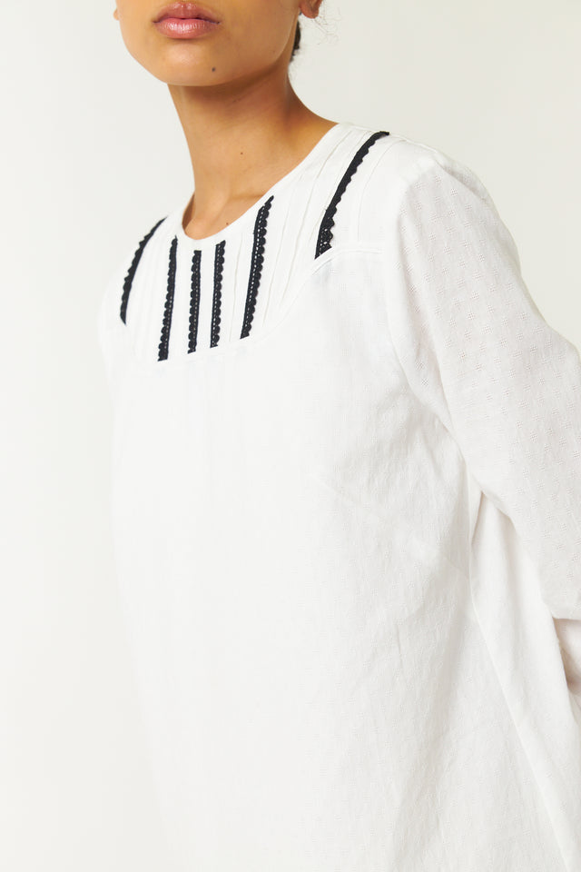 Pintucked dress