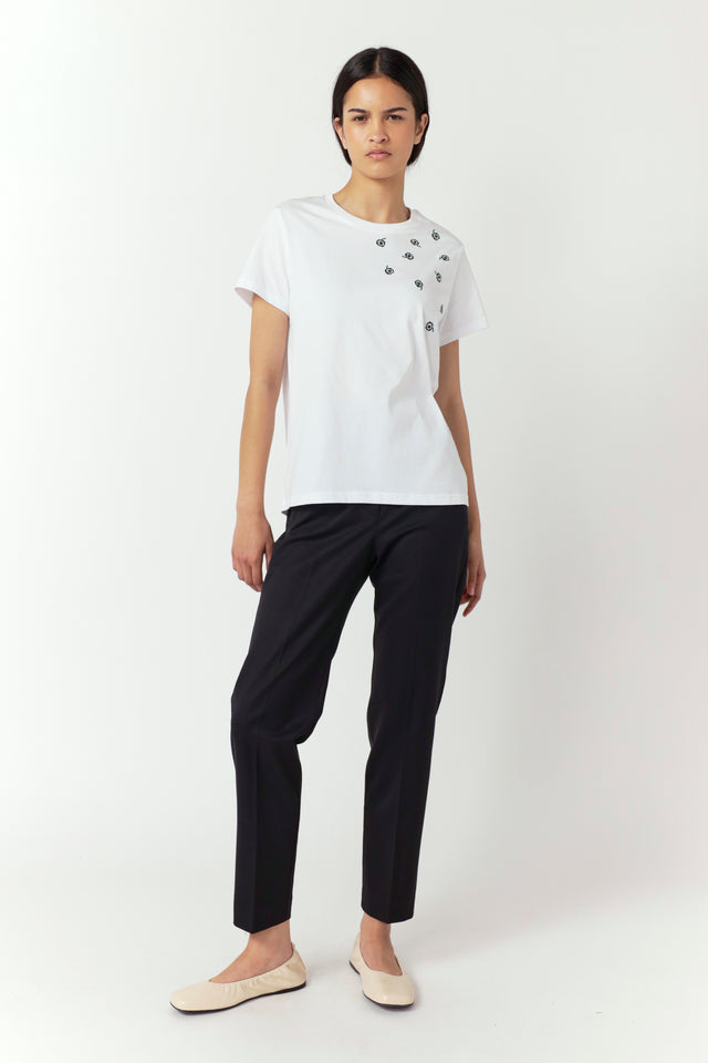 Scattered pansy t-shirt