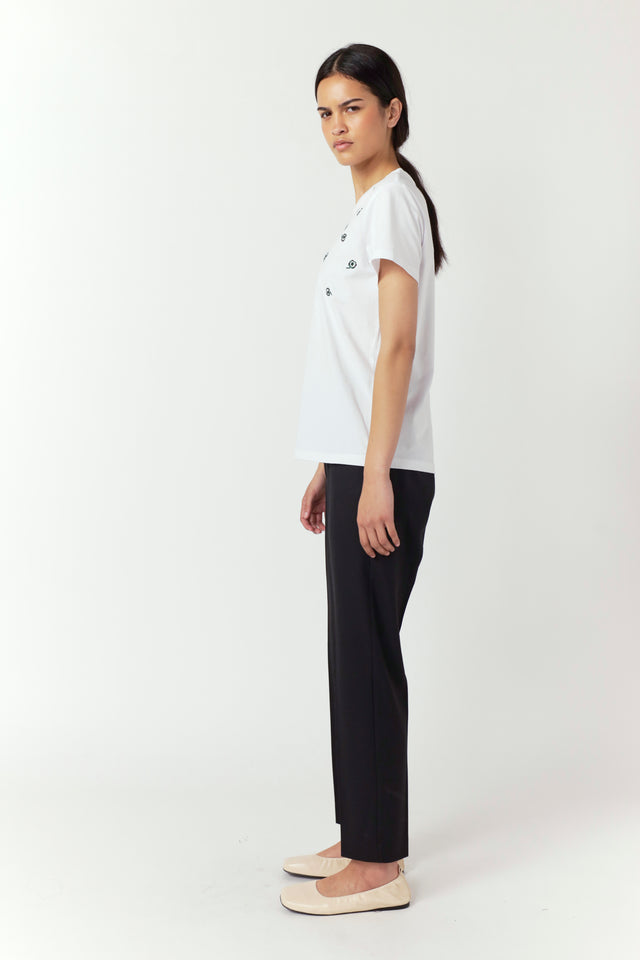 Scattered pansy t-shirt
