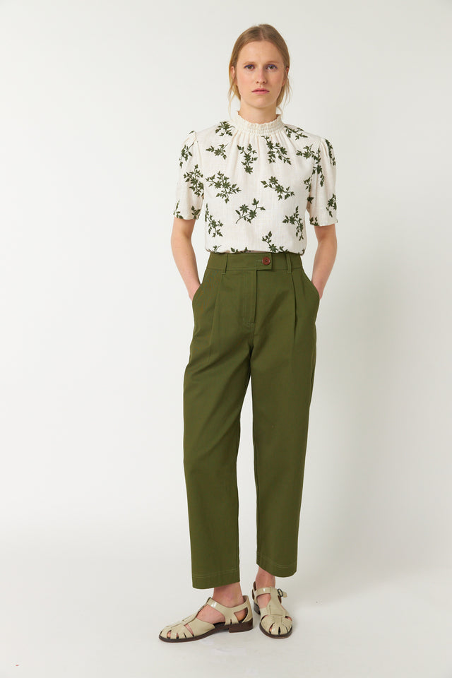 Workwear barrel pant