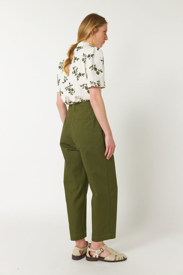 Workwear barrel pant