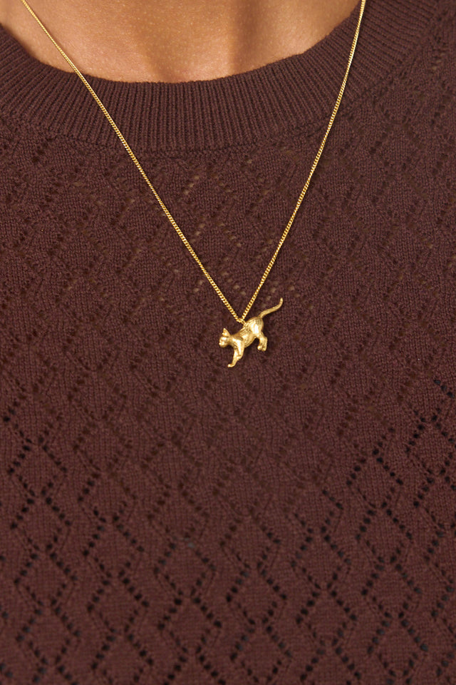 Alley cat necklace
