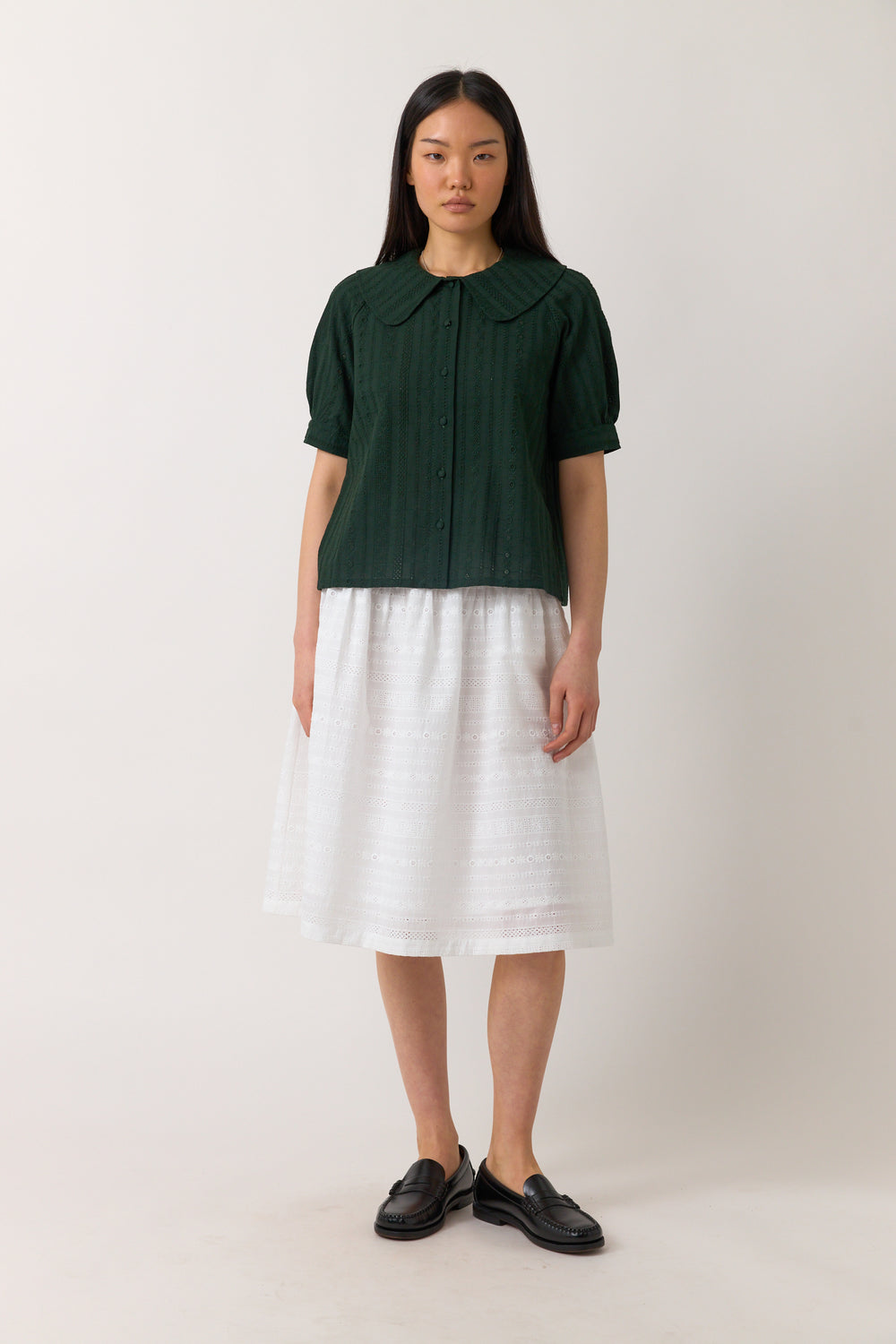 Forget-me-not blouse