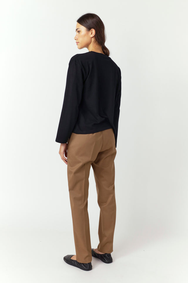 Twill cigarette pant