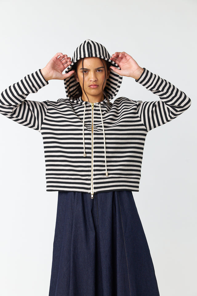 Stripey hoodie