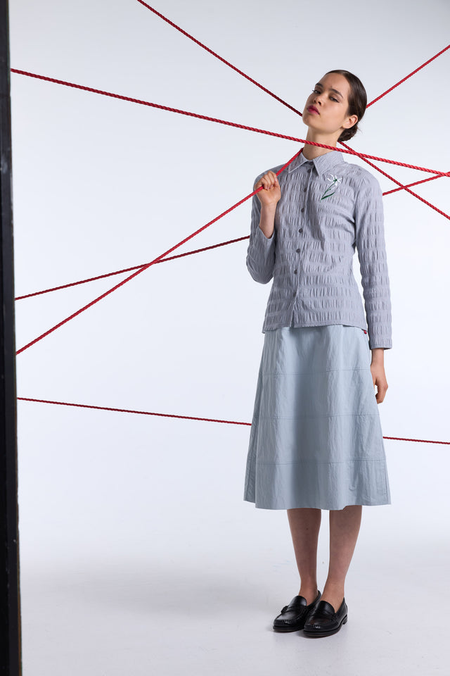 Petite check shirt