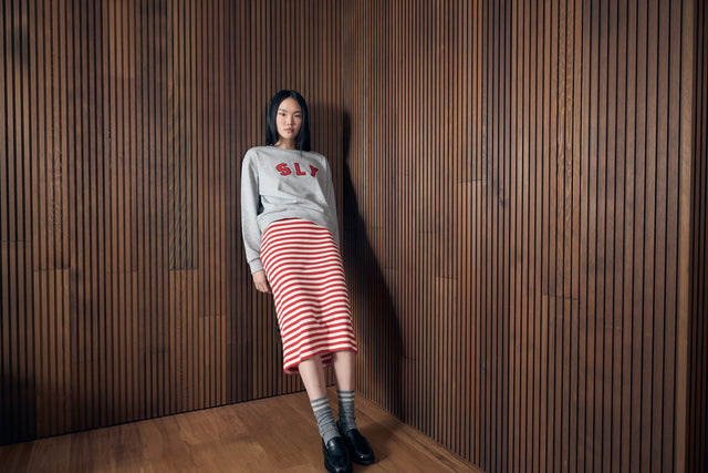 Stripey skirt
