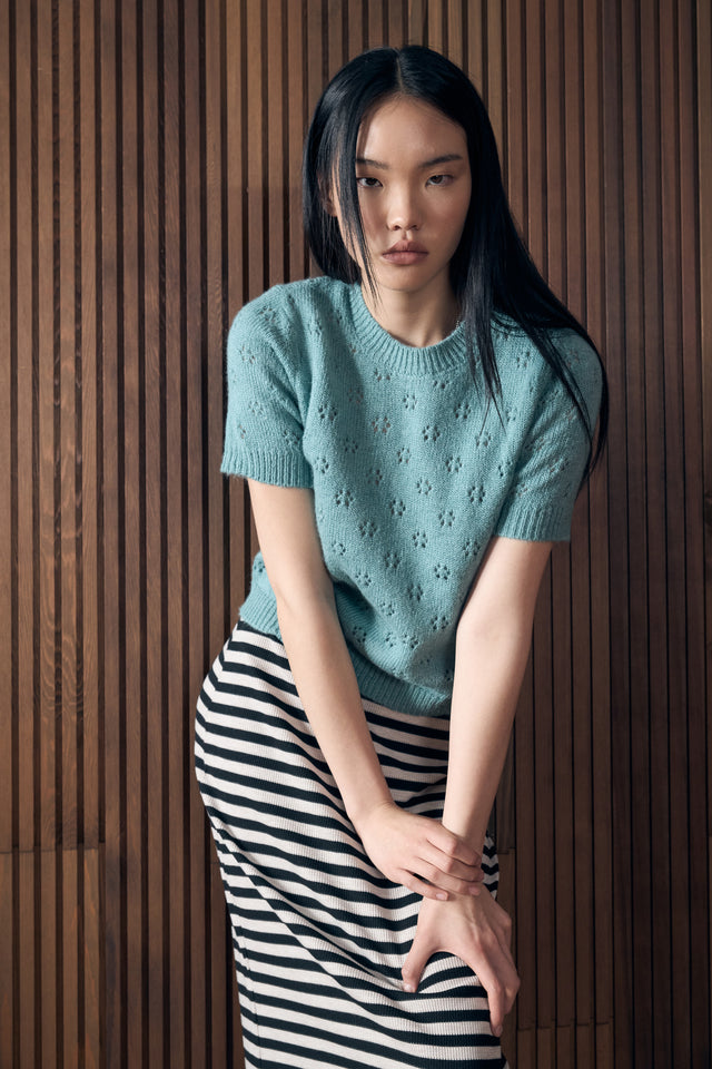 Stripey skirt