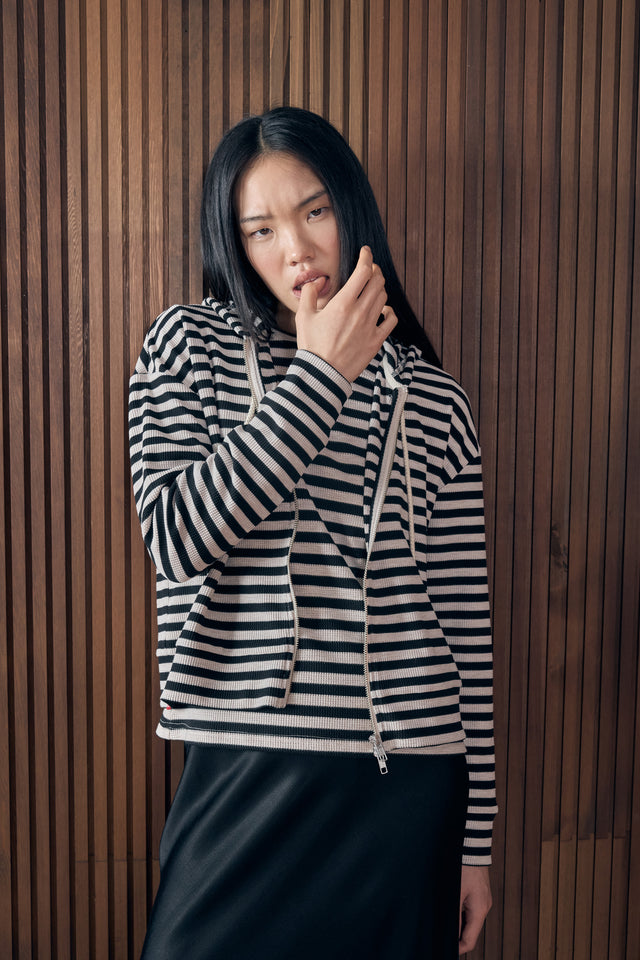 Stripey hoodie