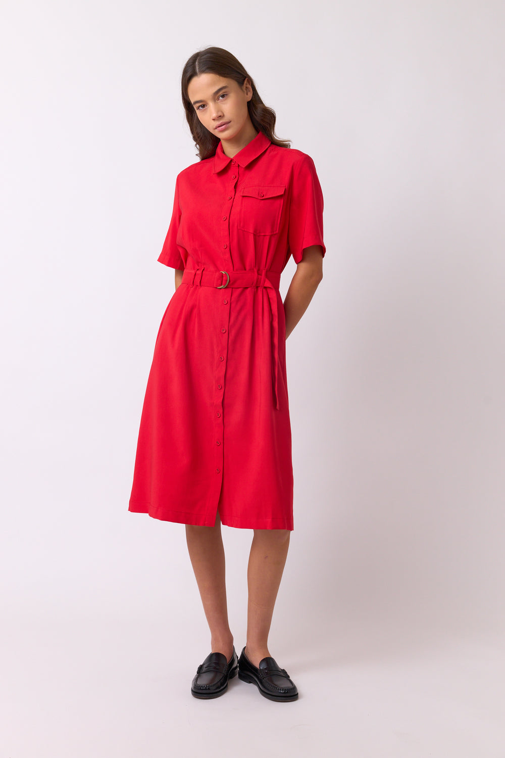 Académie shirt dress