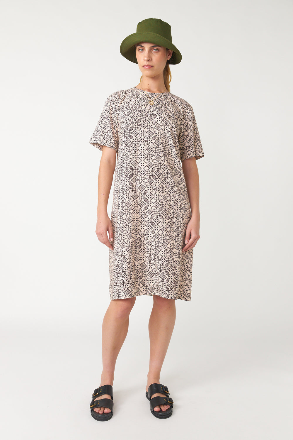 Mosaic shift dress