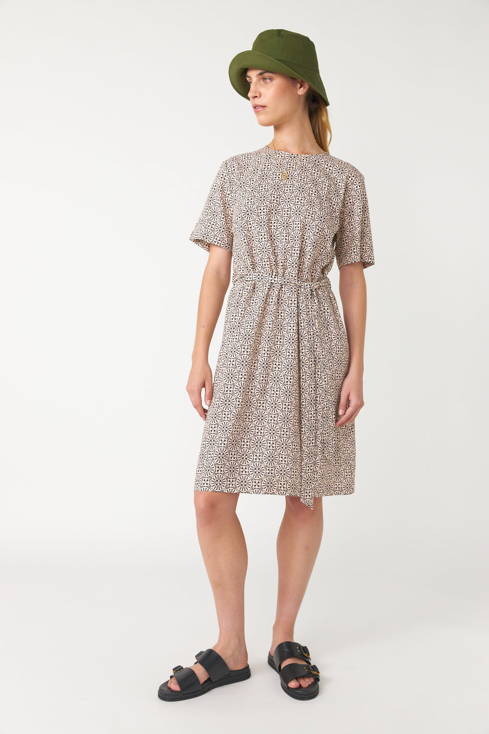 Mosaic shift dress