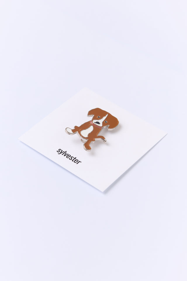 Lucky dog pin