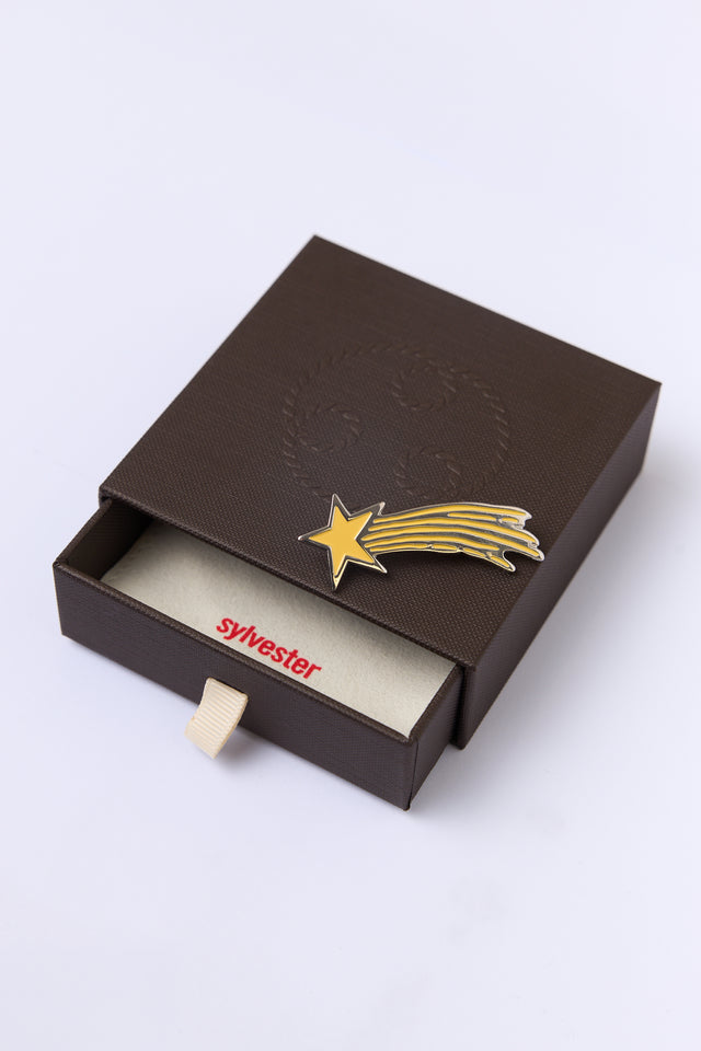 Shooting star pin