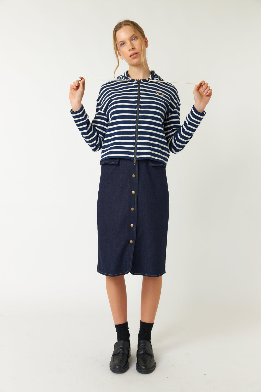 Sailor stripe hoodie
