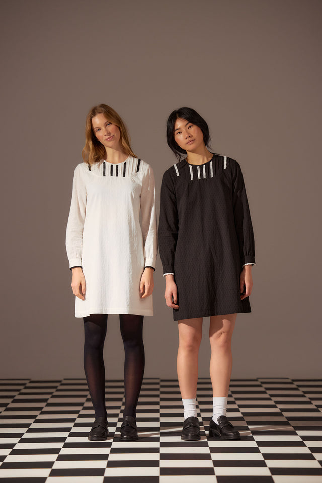 Pintucked dress