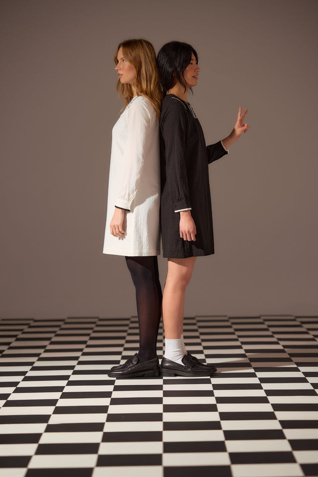 Pintucked dress