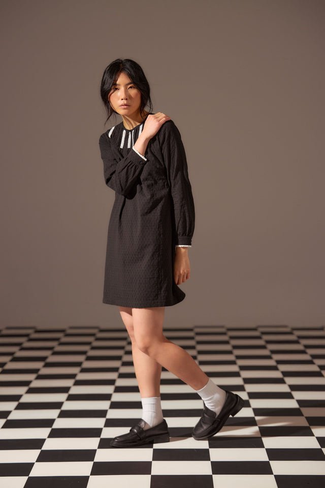 Pintucked dress