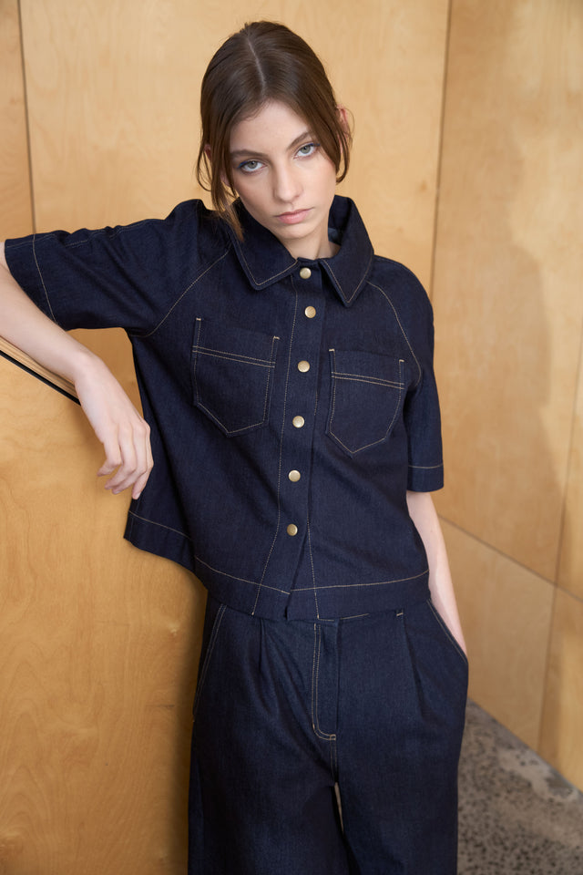 Denim summer jacket
