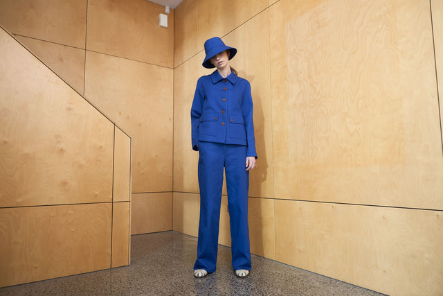 Workwear wide leg pant