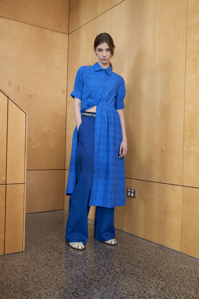 Diamond shirt dress