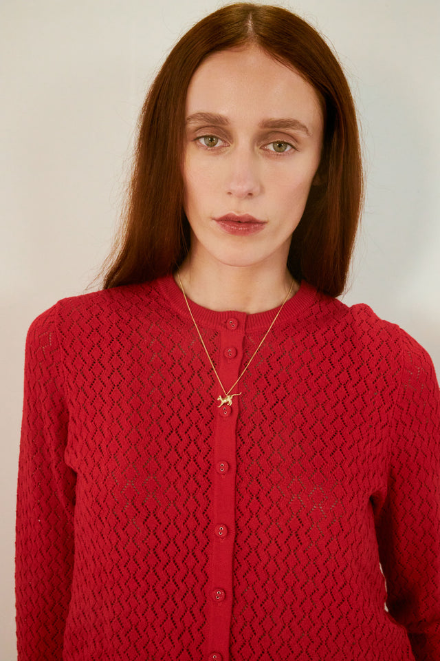 Parquet cardigan