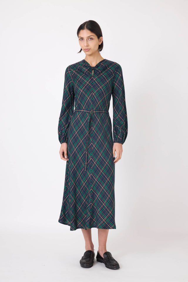 Trapeze midi dress