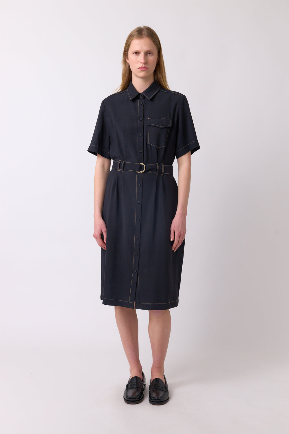 Académie shirt dress