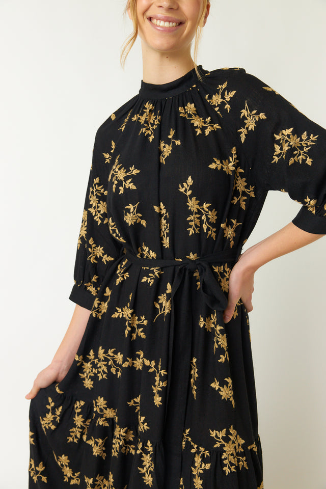 Blooms midi dress