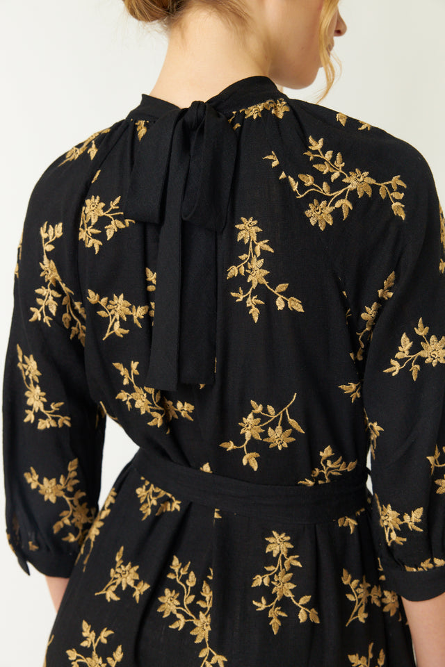 Blooms midi dress