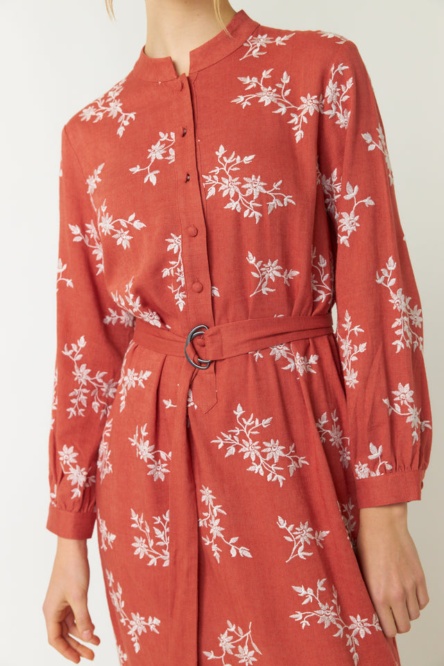 Blooms shirt dress